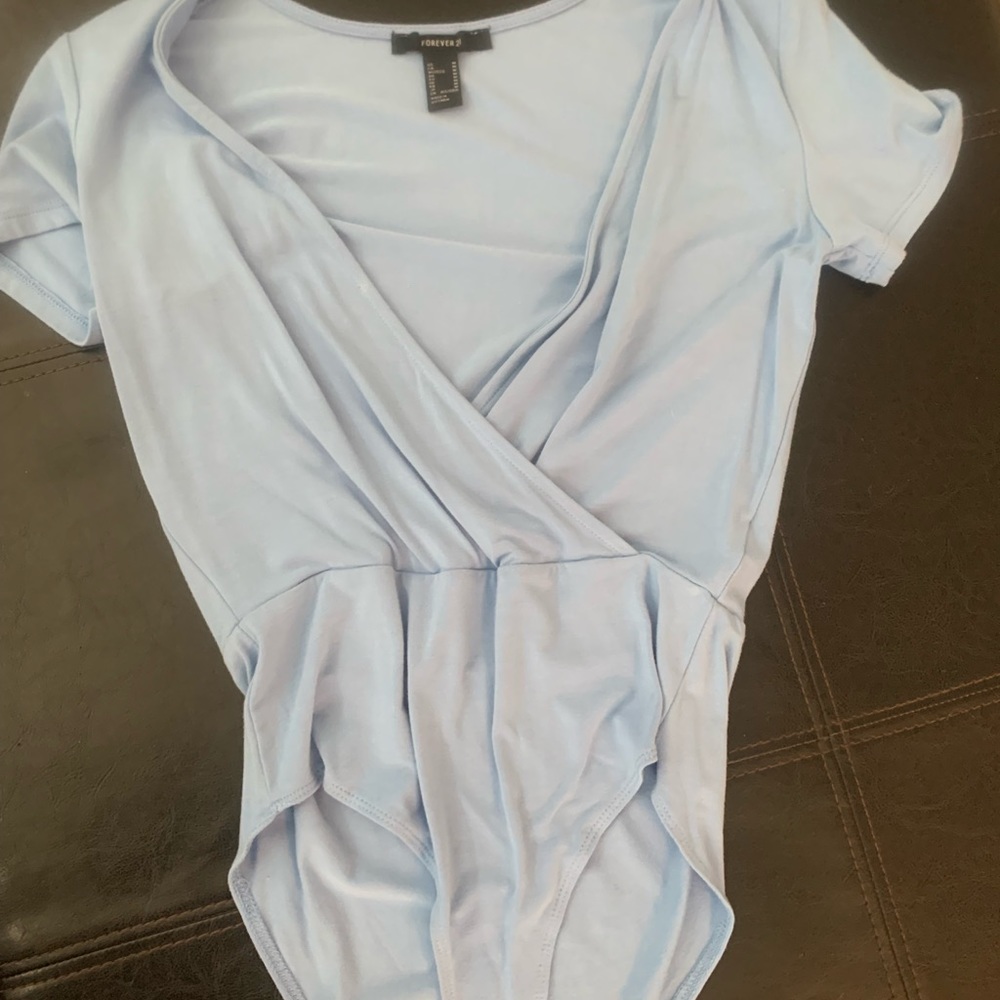 Light blue bodysuit